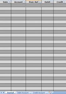 account template for small business