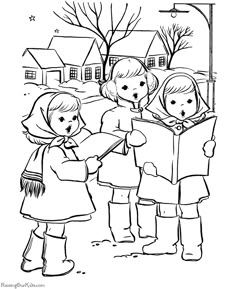 Free Printable Christmas Coloring Pages
