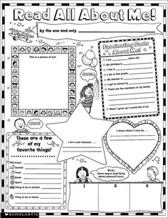 all about me worksheets pdf