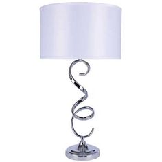 224 Best Lighting Images On Pinterest In 2018 Light Fixtures Amazing Chrome Swirled Metal Table Lamp From Grandview Gallery Unlike Other Lamps Clean