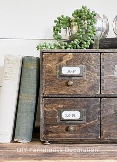 Abbey Avenue B-THM-NSWN Thomas 2-Drawer Nightstand Walnut