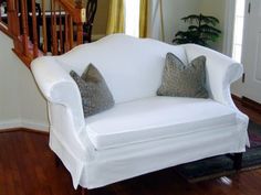 Camel Back Sofa