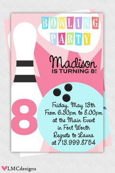 53 best bowling invitation ideas images on pinterest invitation