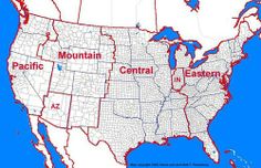 click the us time zone map for a larger version of the map that will enable you to see county lines more clearly