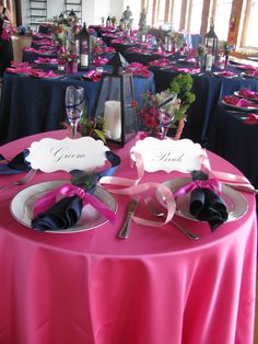 34 Best Navy Blue Fuchsia Wedding Images Colors Navy And Fuchsia Wedding Reception