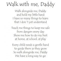 27 Excellent Daddy Poems visuals within 2015 Fathers working day, Fathers photograph about Walk With Me Daddy Poem Printable named 27 Perfect Daddy Poems photographs within 2015 Fathers working day, Fathers