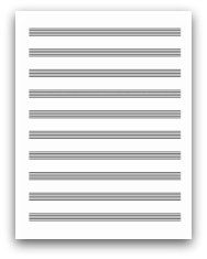 printable music paper
