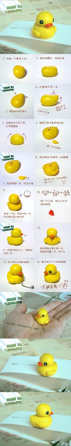 Duck Polymer Clay Tutorial
