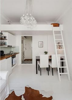 regardsetmaisons: Projet rénovation : mezzanine pour lit d'appoint Flat Design, Loft Space Ideas, Apartment Layout, Loft Spaces, Tiny Loft, Apartment Design, Loft Studio, Small Studio Apartment Design