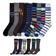 6~240 pairs Lots wholesale Knocker Men Black Mix Solid Dress Socks 9-11 10-13