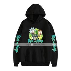 Sudadera de algodón con estampado de RICK para hombre y mujer ropa .. Sudadera de algodón con estampado de RICK para hombre y mujer ropa ..