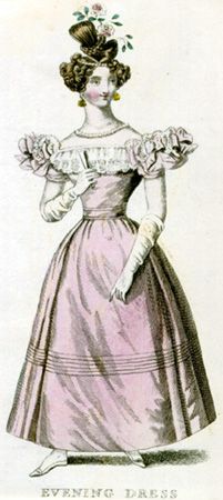 The Romantic Period Evening Dress