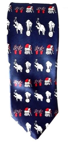 Retreez Christmas Santa Claus Woven Pre-tied Boys Tie Various Colors
