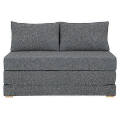 Modern Daybed With Back Contemporary Sleeper Sofa Couch John Lewis Kip Small Sofa Bed Riley Nordic Blue Online At Johnlewis