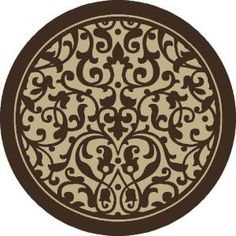 Calligaris Stars Rug Star Playrooms And Bedrooms Shaw Living Christine Brown 7 Ft 10 Round Area Rug 3ua5173700 At The Home
