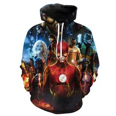 Paulsonn Adult Childrens Wear 3D Digital Print Super Long Sleeve T-Shirt Hero Hoodie for Men Women Kids