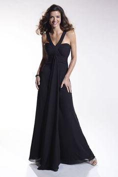 Beach dress idea...in white | Bridesmaid dresses long chiffon