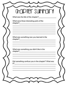 Help summary writing