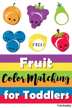 free color matching printable activity for toddlers to learn colors fruit build vocabulary and - Toddler Color Games free color matching printable activity for toddlers to learn colors fruit build vocabulary and - Toddler Color Games