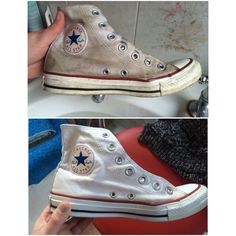 can i bleach white converse