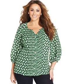 charter club plus size top long sleeve printed tunic plus size charter club plus size