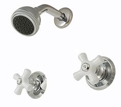 Pfister 078Cbc Twohandle Shower Faucet Only With Metal Cross Beauteous Porcelain Handle Bathroom Faucet Inspiration Design Pfister 078Cbc Twohandle Shower Faucet Only With Metal Cross Interesting Porcelain Handle Bathroom Faucet Decorating Design