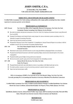 resume for finance
