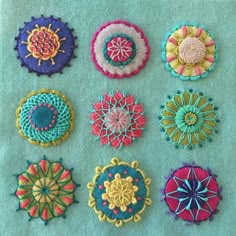 Embroidered Seahorses Ocean Silhouette Blue Ombre Circle Patch Iron On Sew USA