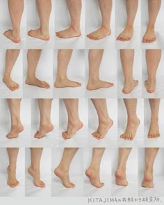 reference feet in angles