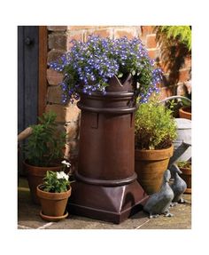 Chimney pot planter deals