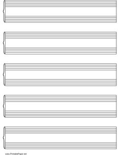 free printable music paper also known as manuscript paper or music staff paper images