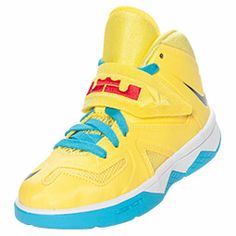 Boys\u0027 Preschool Nike Soldier 7 Basketball Shoes | FinishLine.com | Sonic Yellow/
