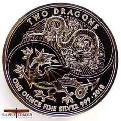 Box /& COA 2018 Australian DRAGON /& TIGER Colorized 1oz .999 Silver Coin
