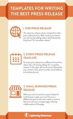 press release outline