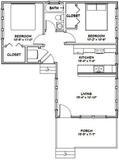 Tiny House Floor Plans 14x28 tiny house -- #14x28h1f -- 521 sq ft - excellent floor plans Tiny House Floor Plans 14x28 tiny house -- #14x28h1f -- 521 sq ft - excellent floor plans