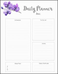 329 best daily planner printable images in 2019 social media printable daily planner templates