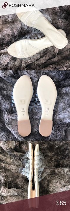 BNWT White Jewelled Thong Flat Sandals Available in UK Size 3-7