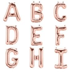 16/" Gold BFF Letter Script Foil Ballon Express Best Friend Forever Party Decor
