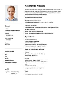 Najlepsze Obrazy Na Tablicy Profesjonalne Cv 16 Personal