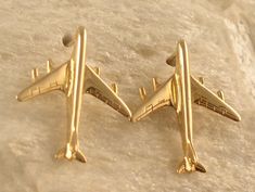 89 Best Airplane Jewelry Images On Pinterest Aircraft 14kt Or Silver Jet Airplane Earrings By Renaissancejewelers 365 00 Design