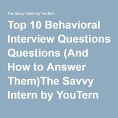 star behavioral interview questions and answers