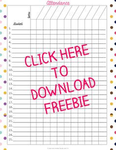 Attendance Sheet For Students Adorable Attendance Sheet Template Fun Stuff Pinterest Attendance . Attendance Sheet For Students Amusing Attendance Sheet Template Fun Stuff Pinterest Attendance .