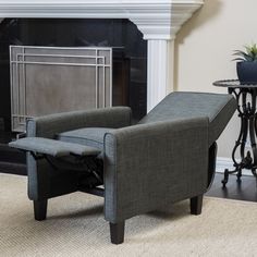 Olinda Contemporary Beige Fabric Recliner Chair | Recliner ... Olinda Contemporary Beige Fabric Recliner Chair | Recliner ...