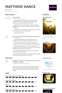 video editor resume templates rome fontanacountryinn com resume for video editor