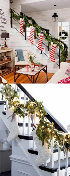 christmas staircase 100 favorite christmas decorating ideas diy christmas decorations for every room from the best christmas home tours - Farmhouse Christmas Decor Pinterest christmas staircase 100 favorite christmas decorating ideas diy christmas decorations for every room from the best christmas home tours - Farmhouse Christmas Decor Pinterest