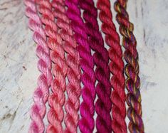 20yards Rose Pink Swirl Over-dyed,embroidery floss