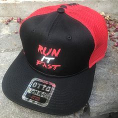 Ronhill Trail Lightweight Running Jogging Cap Black//Cobalt *NEW*