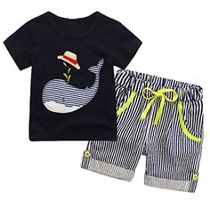 Short Ray/é Familizo Filles Dentelle T-shirt D/ét/é Mignon pour B/éb/é Fille