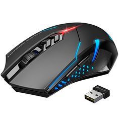 HIRALIY F300 Gaming Mouse Wired 10,000 DPI Adjustable with 16.8 Million Chroma R