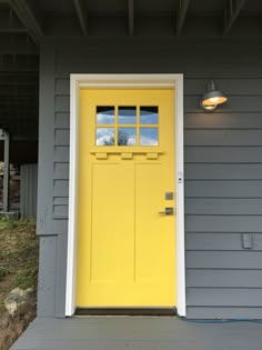 Starting to crave a sunny yellow front door. DIY Blogger house ... Starting to crave a sunny yellow front door. DIY Blogger house ...